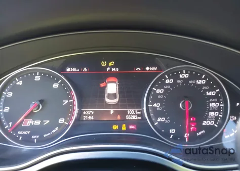 2016 Audi Rs 7 4.0T Prestige from USA, damaged, VIN WUAW2AFC3GN902069